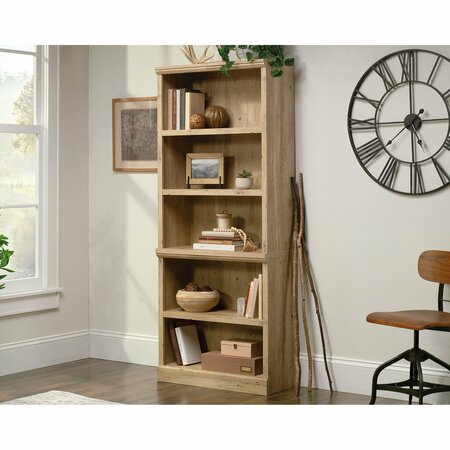 SAUDER Aspen Post 5-Shelf Bookcase Pmo , Three adjustable shelves for versatile storage options 433963
